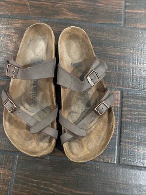 Birkenstock Mayari Strappy Two-Buckle Sandals